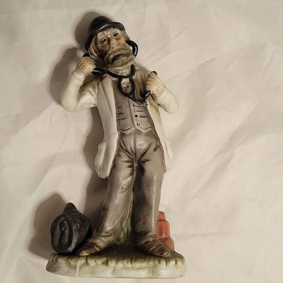 Rare Vintage Designed Himark Giftware Porcelain Old Time Doctor 7 1/4" Figurine - Picture 3 of 14